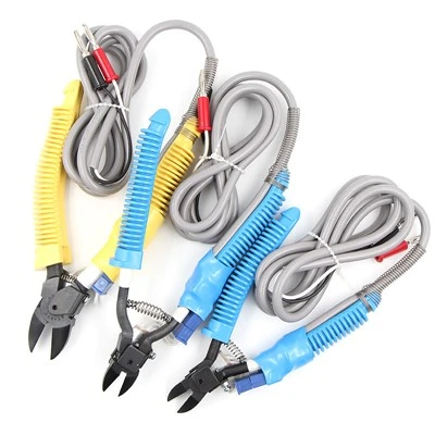 DKT elektrisk sax 180 200 Oblique Electric Scissors Formsprutning Oblique Edge Heating Tång Elektrisk Kantklippning Tång