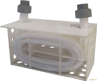Korrosionsskyddande fluoroplastisk (FEP/PTFE/PFA) värmeväxlare